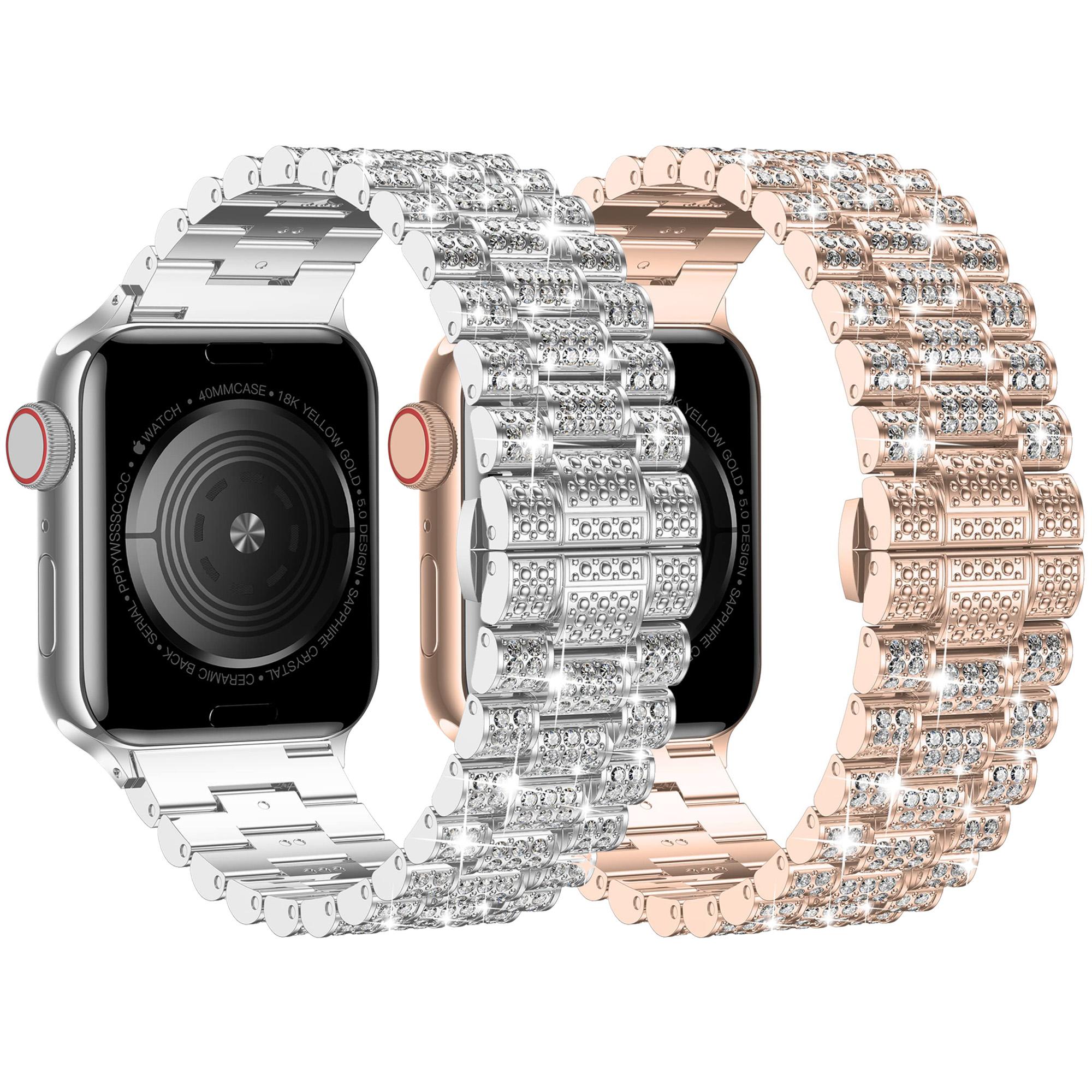 Женский ремешок с бриллиантами для Apple Watch Ultra 2 49 мм 44 мм 40 мм 41 мм 45 мм металлический браслет iWatch Series 8 7 6 Se 5 ремешок для часов 38-40-41MM серебряный
Женский ремешок с бриллиантами для Apple Watch Ultra 2 49 мм 44 мм 40 мм 41 мм 45 мм металлический браслет iWatch Series 8 7 6 Se 5 ремешок для часов 38-40-41MM серебряный
