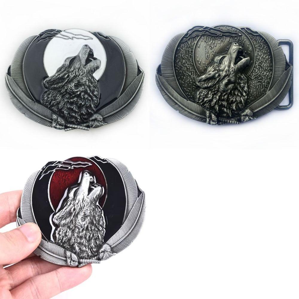 Retro Wolf Head Belt Buckle Alloy Western Cowboy Belt Buckle Fit 4CM Belt Best Man Gift B
Retro Wolf Head Belt Buckle Alloy Western Cowboy Belt Buckle Fit 4CM Belt Best Man Gift B