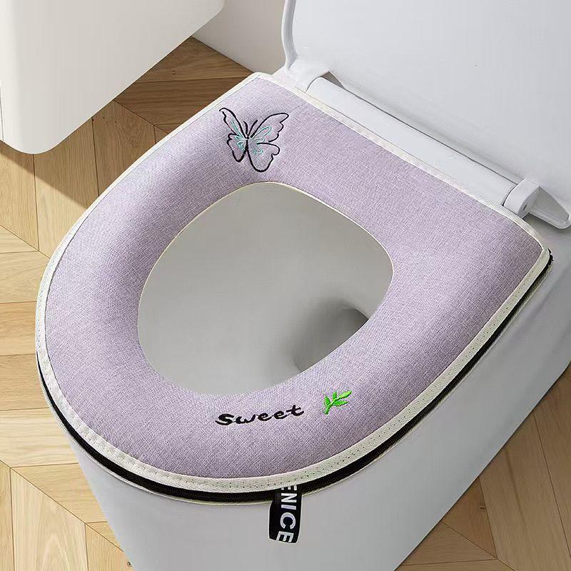 New Cotton and Linen Waterproof All Season Universal Jacket Style Toilet Seat with Thickened Zipper for Home Washing
New Cotton and Linen Waterproof All Season Universal Jacket Style Toilet Seat with Thickened Zipper for Home Washing