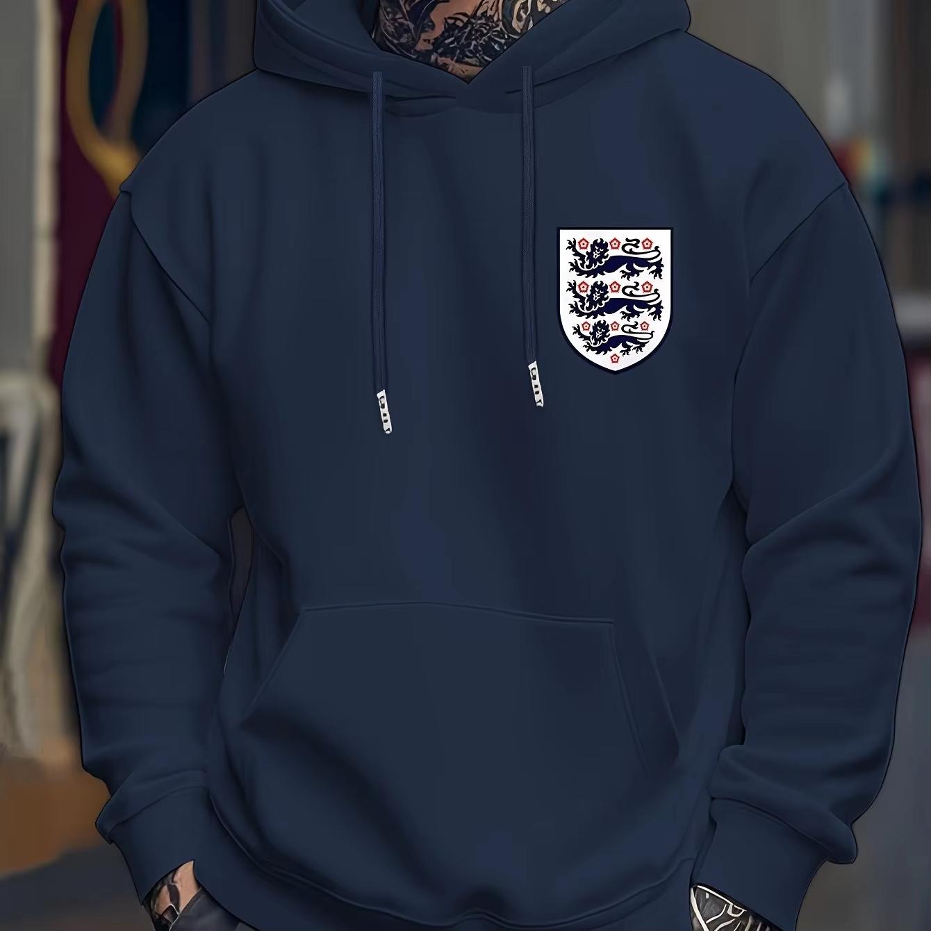 Men s Casual Hooded Sweatshirt with England Flag Print - Winter Pullover, Regular Fit Hoodie for Casual Attire, Sweater Hoodie XL
Men s Casual Hooded Sweatshirt with England Flag Print - Winter Pullover, Regular Fit Hoodie for Casual Attire, Sweater Hoodie XL