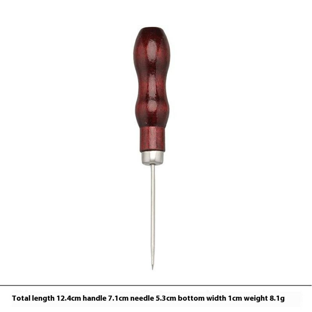 DIY Sewing Tool Double Gourd Red Wood Handle Awl Sharp Tip Punch Hole Maker For Fabric/Leather Crafts Type A
DIY Sewing Tool Double Gourd Red Wood Handle Awl Sharp Tip Punch Hole Maker For Fabric/Leather Crafts Type A