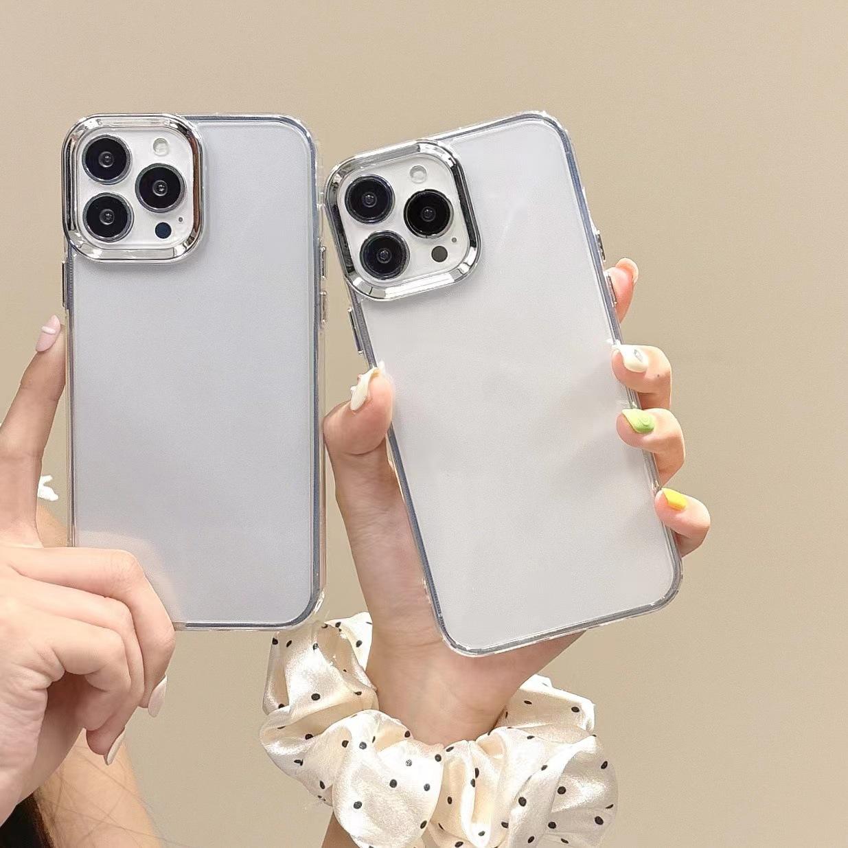 Applicable To Apple 16 Transparent Mobile Phone Case Plating Frame Iphone15Promax Protective Case Simple 13/14 iPhone6plus
Applicable To Apple 16 Transparent Mobile Phone Case Plating Frame Iphone15Promax Protective Case Simple 13/14 iPhone6plus