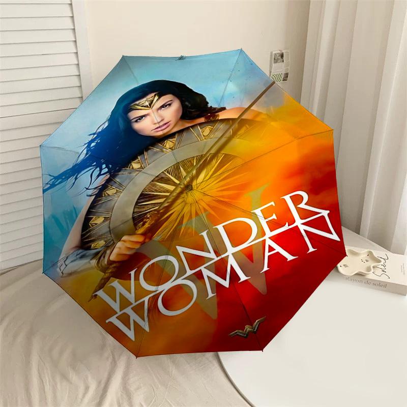 1pc Wonder Woman Automatic Open/Close Umbrella Compact Folding Umbrella with 8-Rib Shaft lightweight esign, for Women/Men1169A
1pc Wonder Woman Automatic Open/Close Umbrella Compact Folding Umbrella with 8-Rib Shaft lightweight esign, for Women/Men1169A