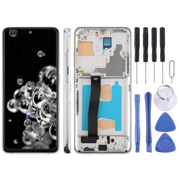 For Samsung Galaxy S20 Ultra SM-G988B 6.78 inch TFT LCD Screen Digitizer Full Assembly with Frame, Not Supporting Fingerprint Identification серебряный
For Samsung Galaxy S20 Ultra SM-G988B 6.78 inch TFT LCD Screen Digitizer Full Assembly with Frame, Not Supporting Fingerprint Identification серебряный