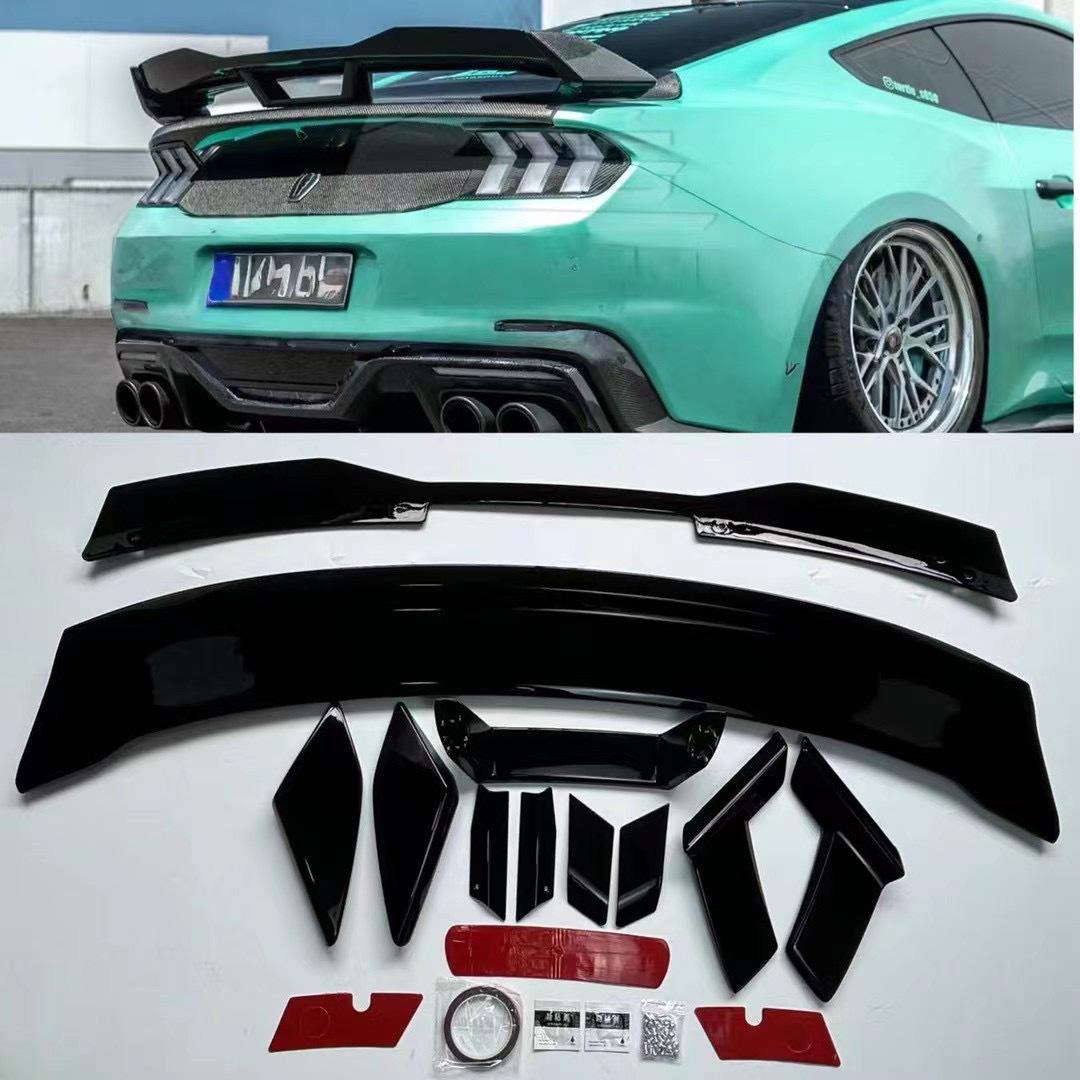 2024+ Ford Mustang Rear Spoiler & Diffuser Body Kit Upgrade Glossy Black
2024+ Ford Mustang Rear Spoiler & Diffuser Body Kit Upgrade Glossy Black