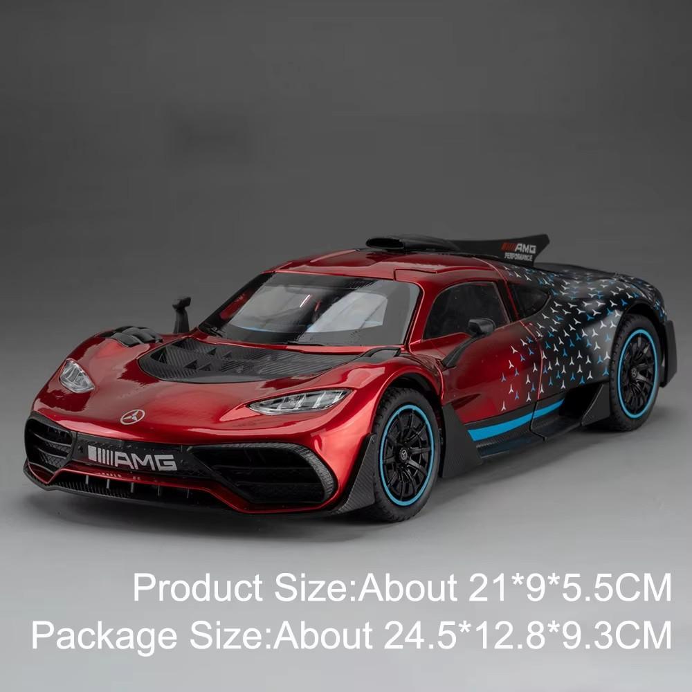 1:24 Sacle GT ONE Car Model Toy Front Wheel Steer Sound Light Cars Pull Back Shock Absorption Models Livingroom Decorations
1:24 Sacle GT ONE Car Model Toy Front Wheel Steer Sound Light Cars Pull Back Shock Absorption Models Livingroom Decorations