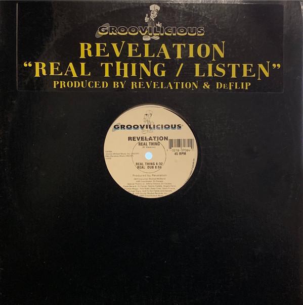 12inch Record REVELATION - Real Thing GM084 Groovilicious 1999 US Dance & Electronica Used
12inch Record REVELATION - Real Thing GM084 Groovilicious 1999 US Dance & Electronica Used