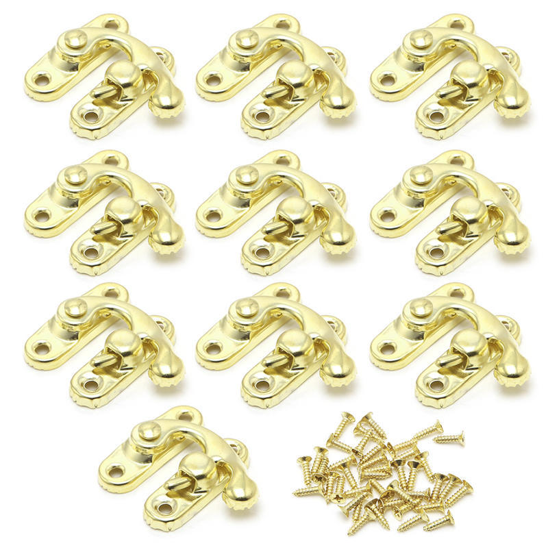 10x Antique Metal Catch Curved Buckle Horn Lock Clasp Hook Jewelry Box Padlock Drop Shipping золотий
10x Antique Metal Catch Curved Buckle Horn Lock Clasp Hook Jewelry Box Padlock Drop Shipping золотий