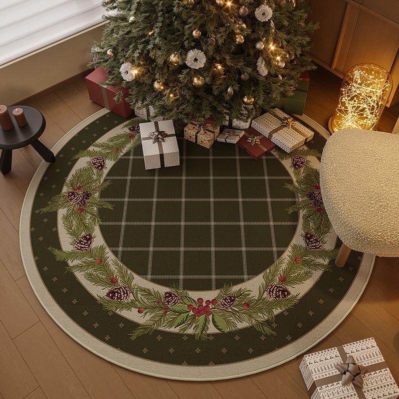 VIKAMA Winter-Spring Warmth Christmas Tree Rug For Living Room Coffee Table Wardrobe Room Rug Round Bedroom Rug Home Decoration 60cmx60cm
VIKAMA Winter-Spring Warmth Christmas Tree Rug For Living Room Coffee Table Wardrobe Room Rug Round Bedroom Rug Home Decoration 60cmx60cm
