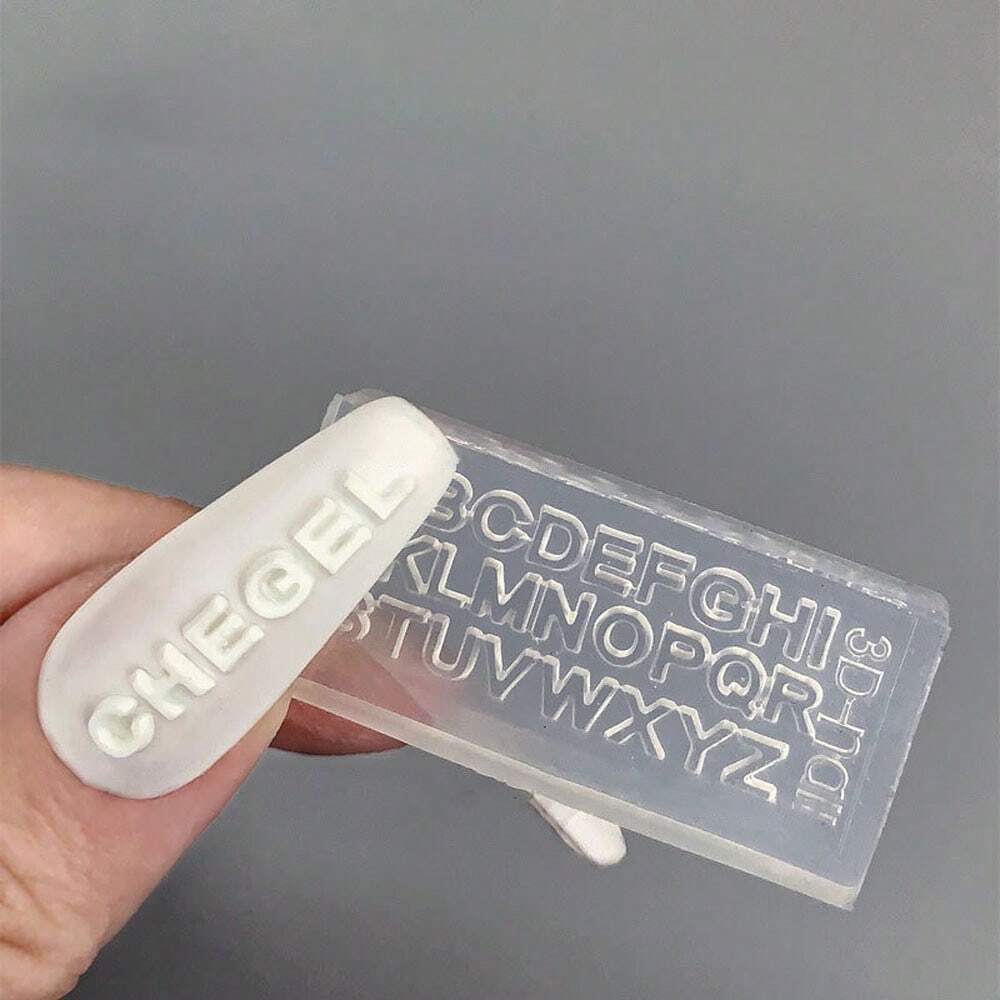 3D Silicone Nail Art Sculpting Mold Mini Size English Letter & Number Silicone Mold Design Diy Nail Art Accessory Tool Carving Moulds Nail Decor To білий
3D Silicone Nail Art Sculpting Mold Mini Size English Letter & Number Silicone Mold Design Diy Nail Art Accessory Tool Carving Moulds Nail Decor To білий