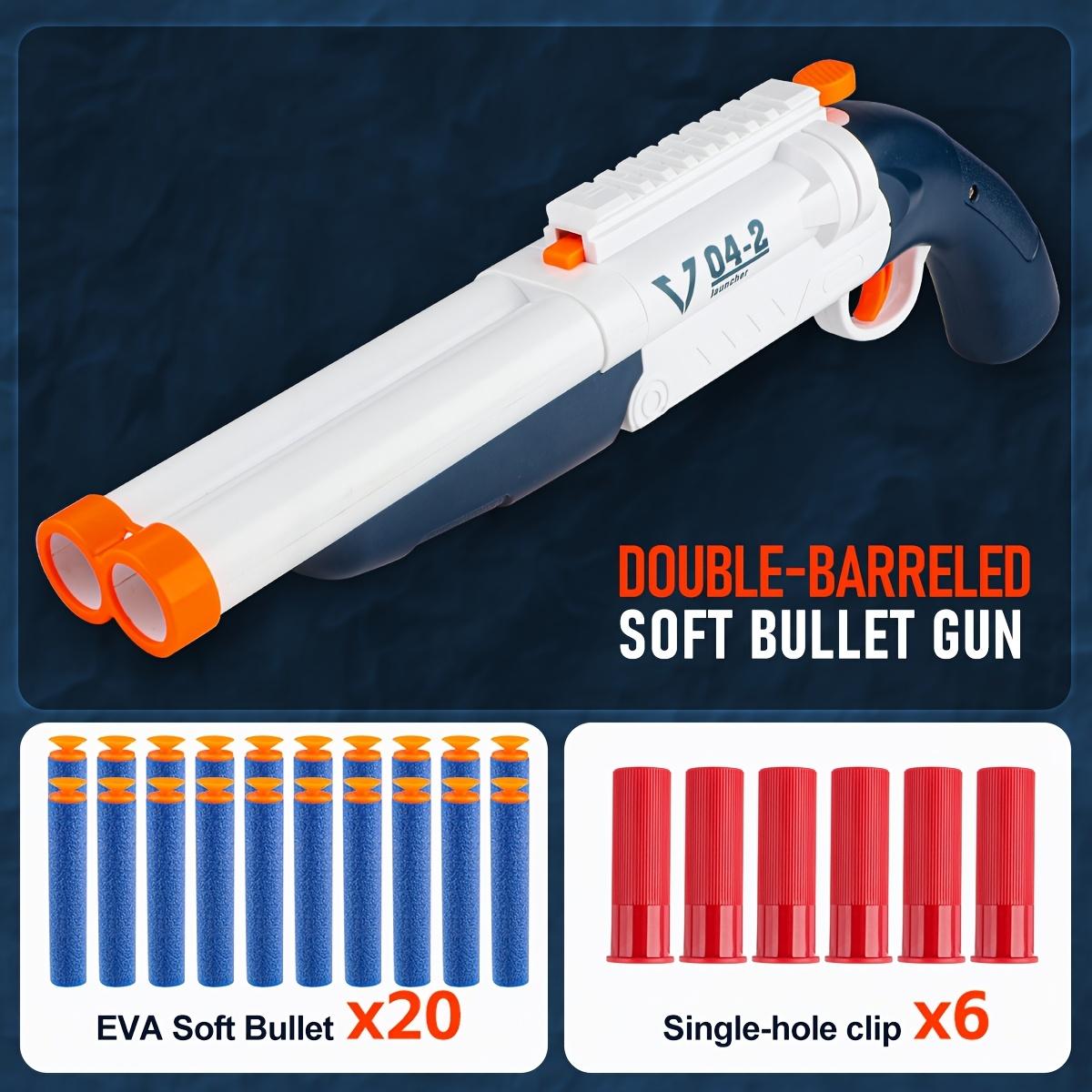 Soft Projectile Launcher Manual Dual Nozzle Fast Load Pop-up Cartridge With 6 Cases 20 Foam Shells Practice TargetFM
Soft Projectile Launcher Manual Dual Nozzle Fast Load Pop-up Cartridge With 6 Cases 20 Foam Shells Practice TargetFM