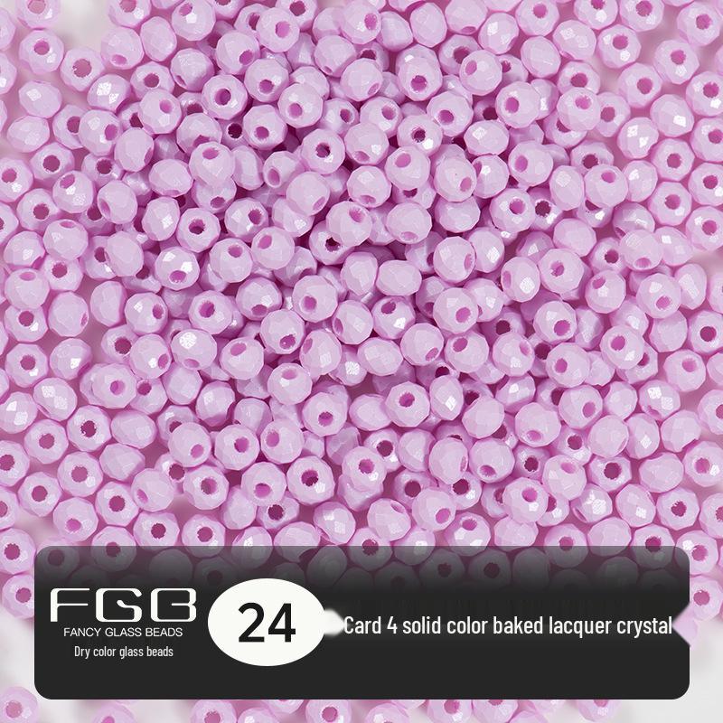 FGB 4mm Solid Color Faceted Glass Seed Beads, Crystal Cut for DIY Jewelry 30g (~430 beads)
FGB 4mm Solid Color Faceted Glass Seed Beads, Crystal Cut for DIY Jewelry 30g (~430 beads)