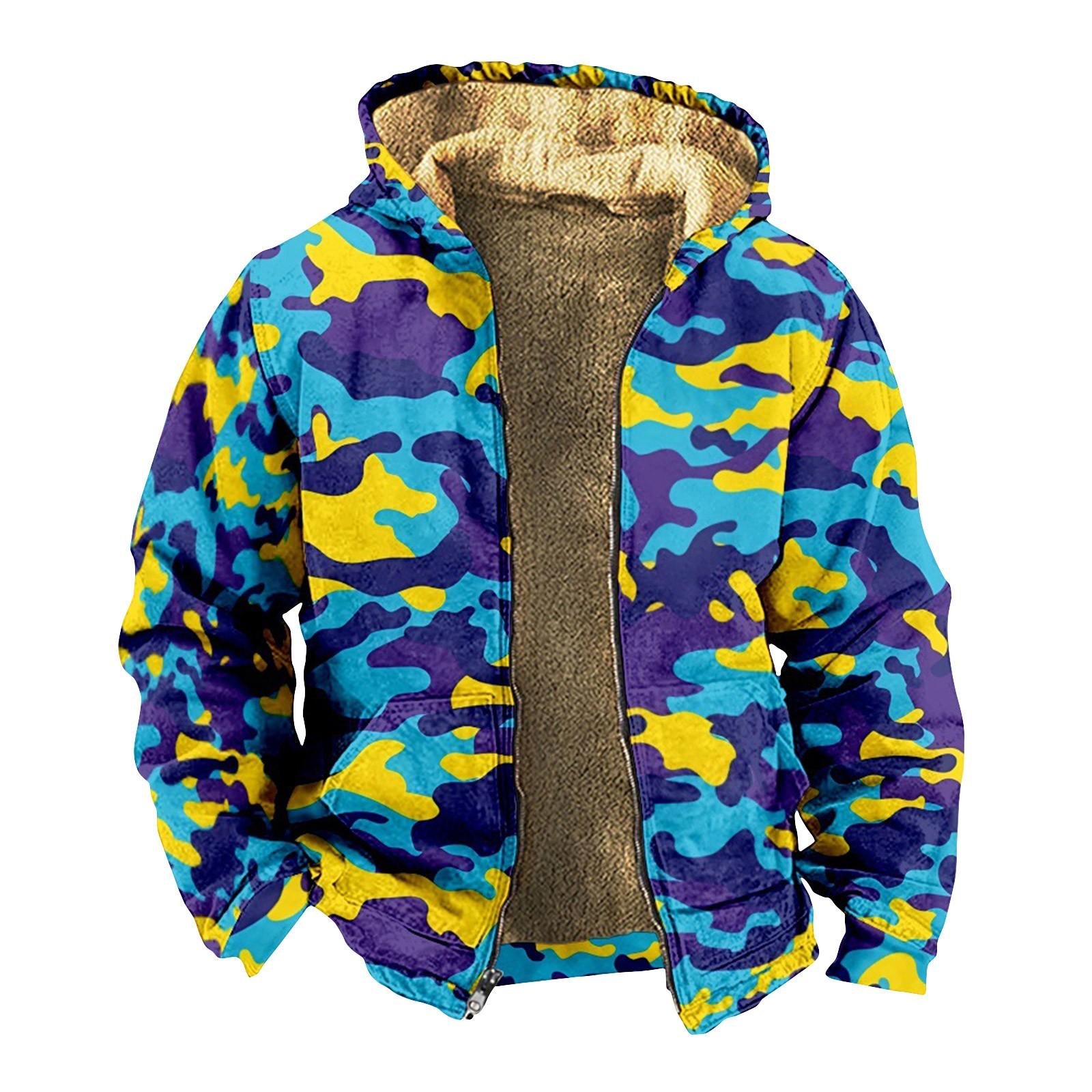 Чоловіча куртка з камуфляжним принтом Чоловіча повсякденна куртка з капюшоном на блискавці, модна весна та осінь XXXXXL синій
Чоловіча куртка з камуфляжним принтом Чоловіча повсякденна куртка з капюшоном на блискавці, модна весна та осінь XXXXXL синій