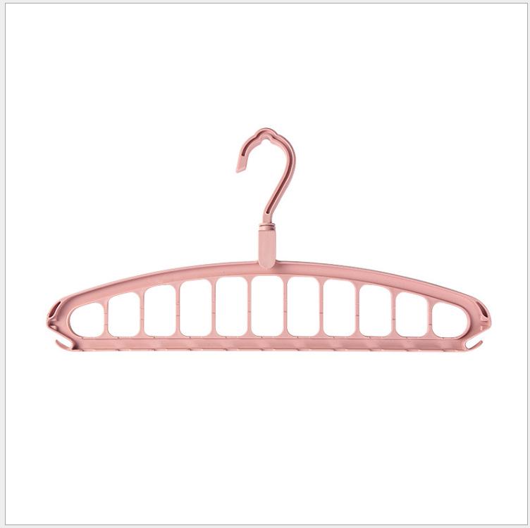 11-Hole Spiral Hanger: Multi-functional Clothes Storage Rack for Household Use рожевий
11-Hole Spiral Hanger: Multi-functional Clothes Storage Rack for Household Use рожевий