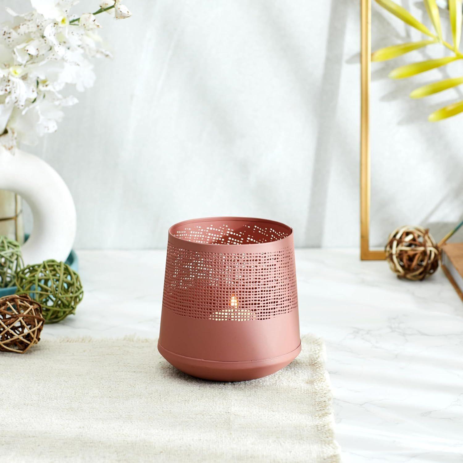 Декоративный кованый подсвечник для чайной свечи | Стильный | для декора в помещении и на улице (Терракота с золотом)
Декоративный кованый подсвечник для чайной свечи | Стильный | для декора в помещении и на улице (Терракота с золотом)