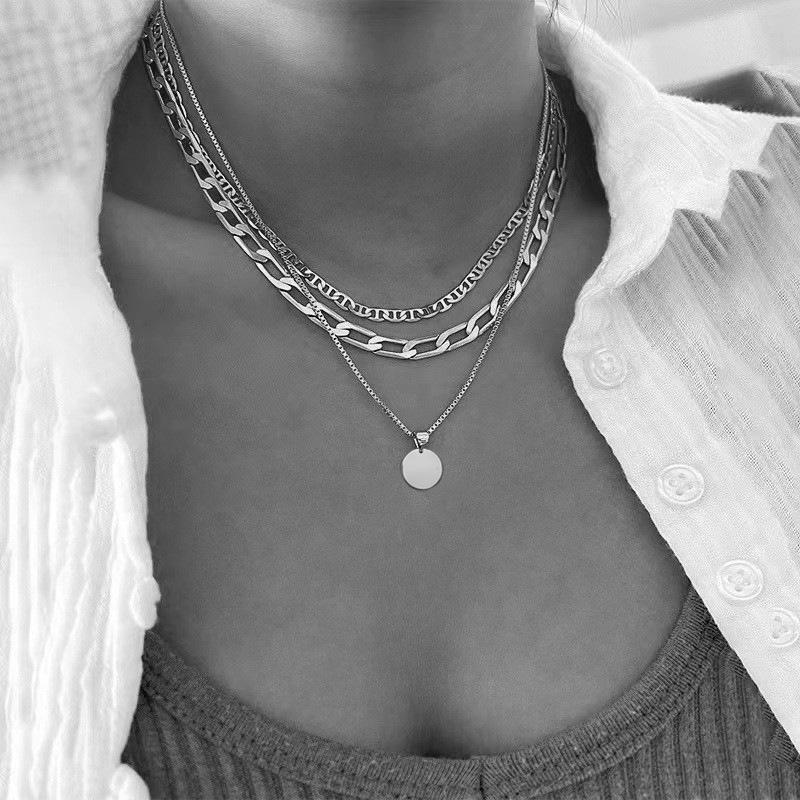 Accessories Fashion Light Luxury Pendant Necklace Niche Personality Stacked Multi-layer Chain Women
Accessories Fashion Light Luxury Pendant Necklace Niche Personality Stacked Multi-layer Chain Women