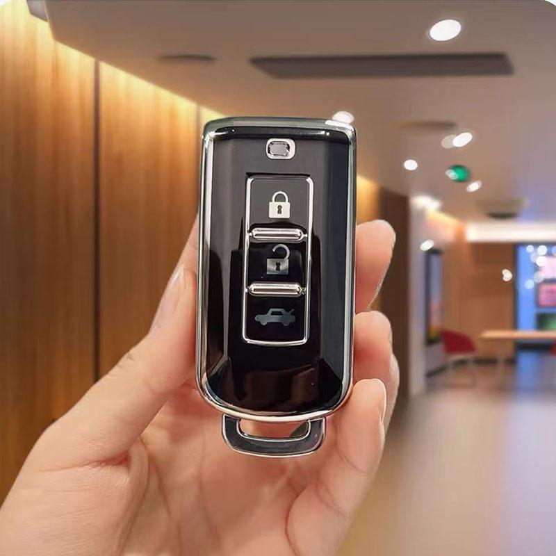 Auto Keyless Protector For Mitsubishi Outlander Lancer Eclipse Mirage Keyless Entry TPU Car Smart Key Case Cover Shell Fob чорний
Auto Keyless Protector For Mitsubishi Outlander Lancer Eclipse Mirage Keyless Entry TPU Car Smart Key Case Cover Shell Fob чорний