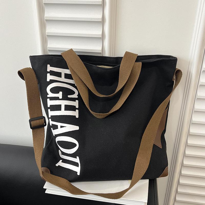 Large Capacity Canvas Shoulder Bag, Trendy and Simple Laptop Tote Bag, Versatile for Work Commute and Daily Leisure чорний
Large Capacity Canvas Shoulder Bag, Trendy and Simple Laptop Tote Bag, Versatile for Work Commute and Daily Leisure чорний