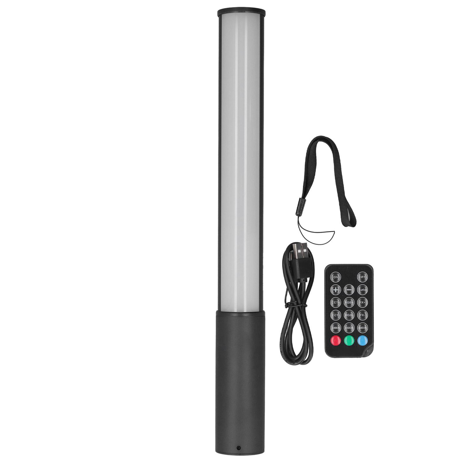 RGB LED Video Light Wand 2500K to 6500K CRI97 Full Color 12 Light Scenes Dimmable Handheld
RGB LED Video Light Wand 2500K to 6500K CRI97 Full Color 12 Light Scenes Dimmable Handheld