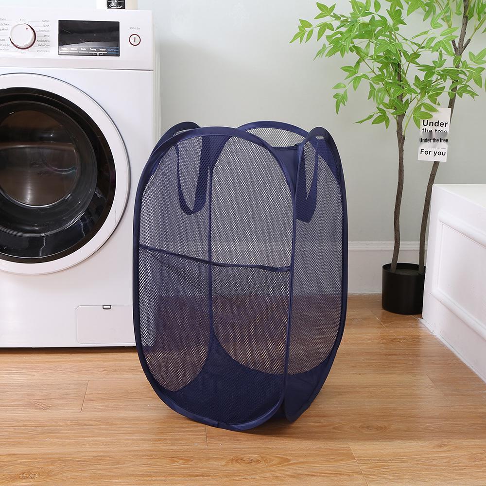 Складная нейлоновая сетчатая корзина для белья и сушилка для одежды 35x35x60 cm фиолетовый
Складная нейлоновая сетчатая корзина для белья и сушилка для одежды 35x35x60 cm фиолетовый