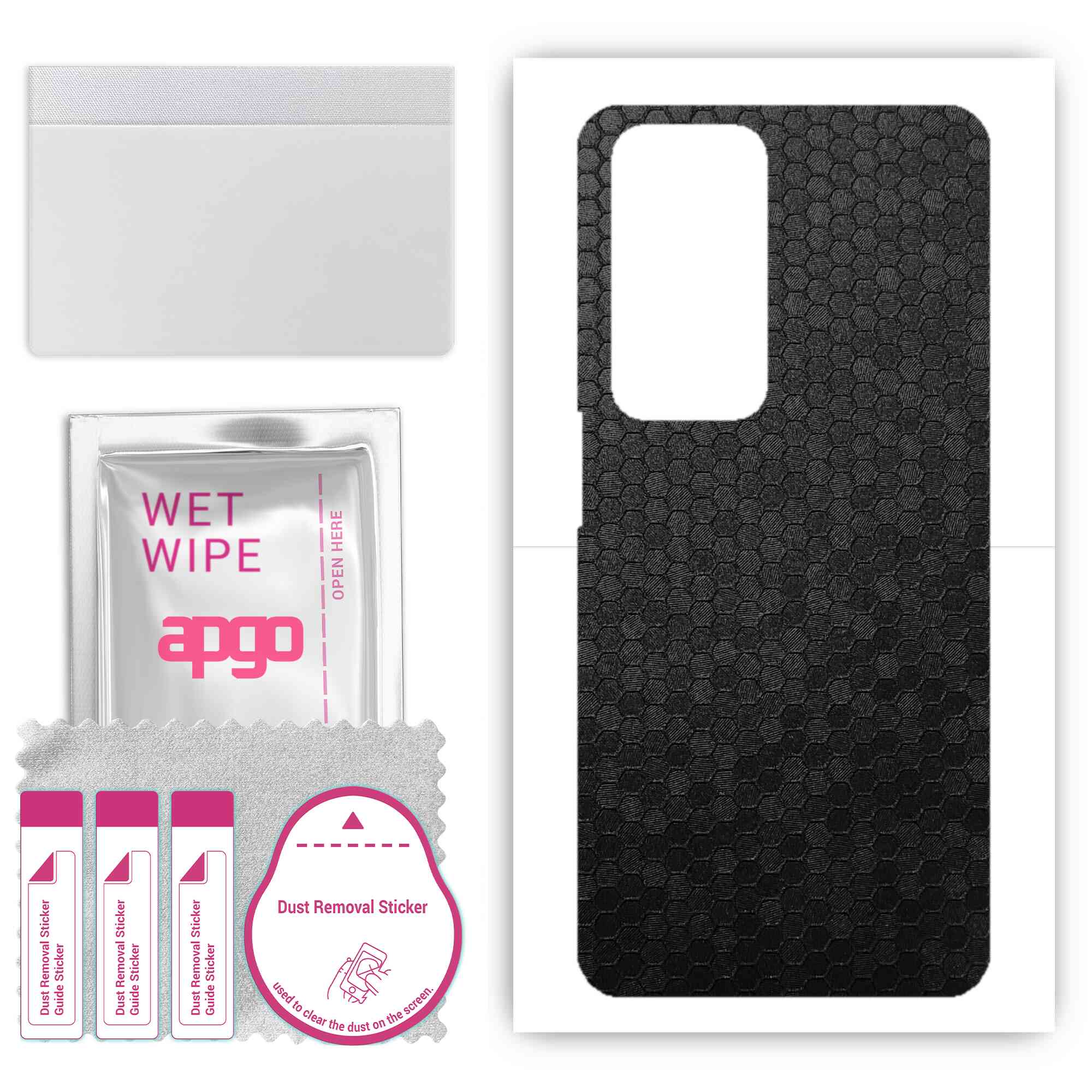 apgo Protective Skin Sticker for the back compatible with Xiaomi Redmi 10 2022, Wrap Film, Foil, Vinyl - Pattern Black Honeycomb
apgo Protective Skin Sticker for the back compatible with Xiaomi Redmi 10 2022, Wrap Film, Foil, Vinyl - Pattern Black Honeycomb