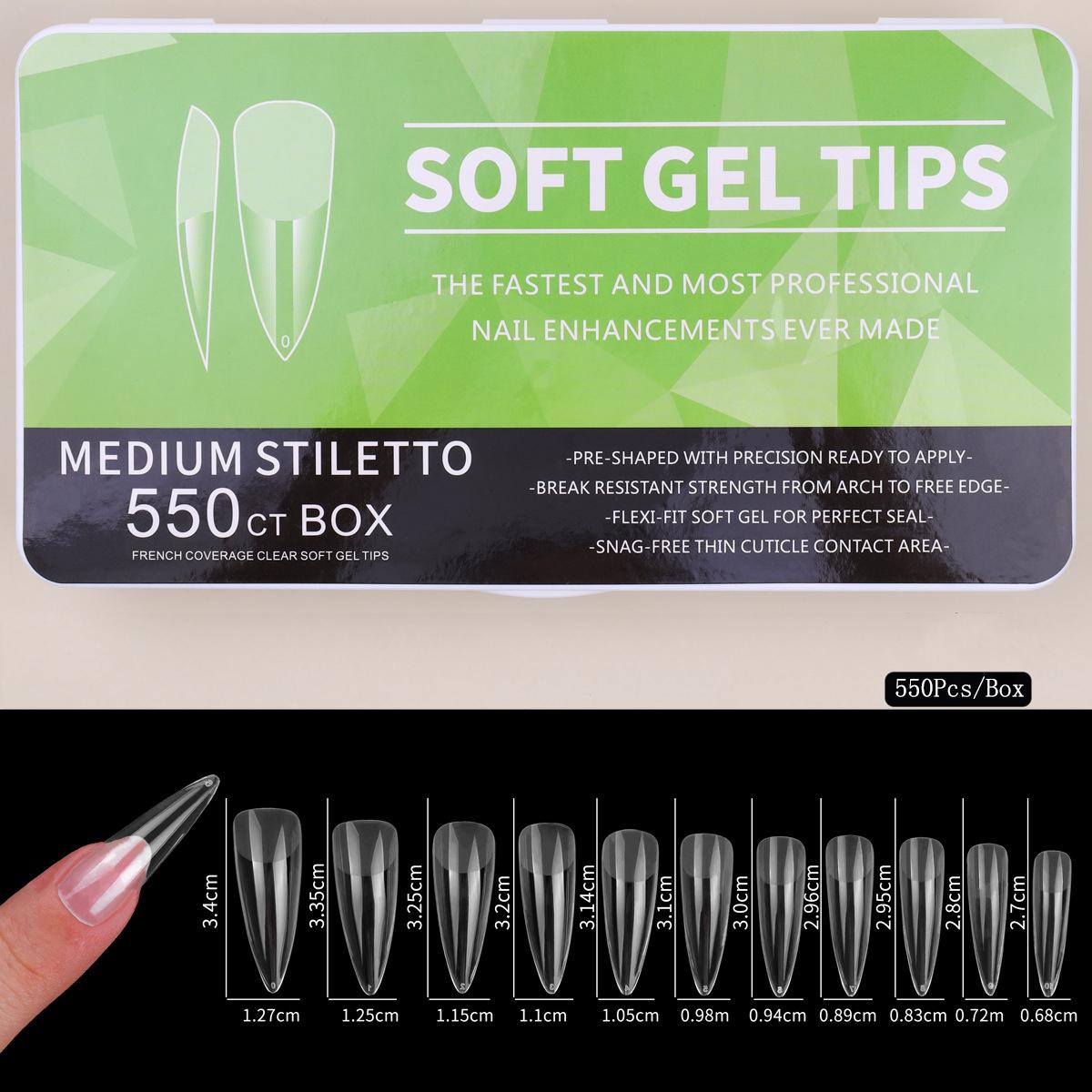 550 шт., мягкие гелевые типсы для предварительной полировки, ПММА, без складки, пресс для ногтей, полное покрытие, прозрачные гелевые типсы
550 шт., мягкие гелевые типсы для предварительной полировки, ПММА, без складки, пресс для ногтей, полное покрытие, прозрачные гелевые типсы