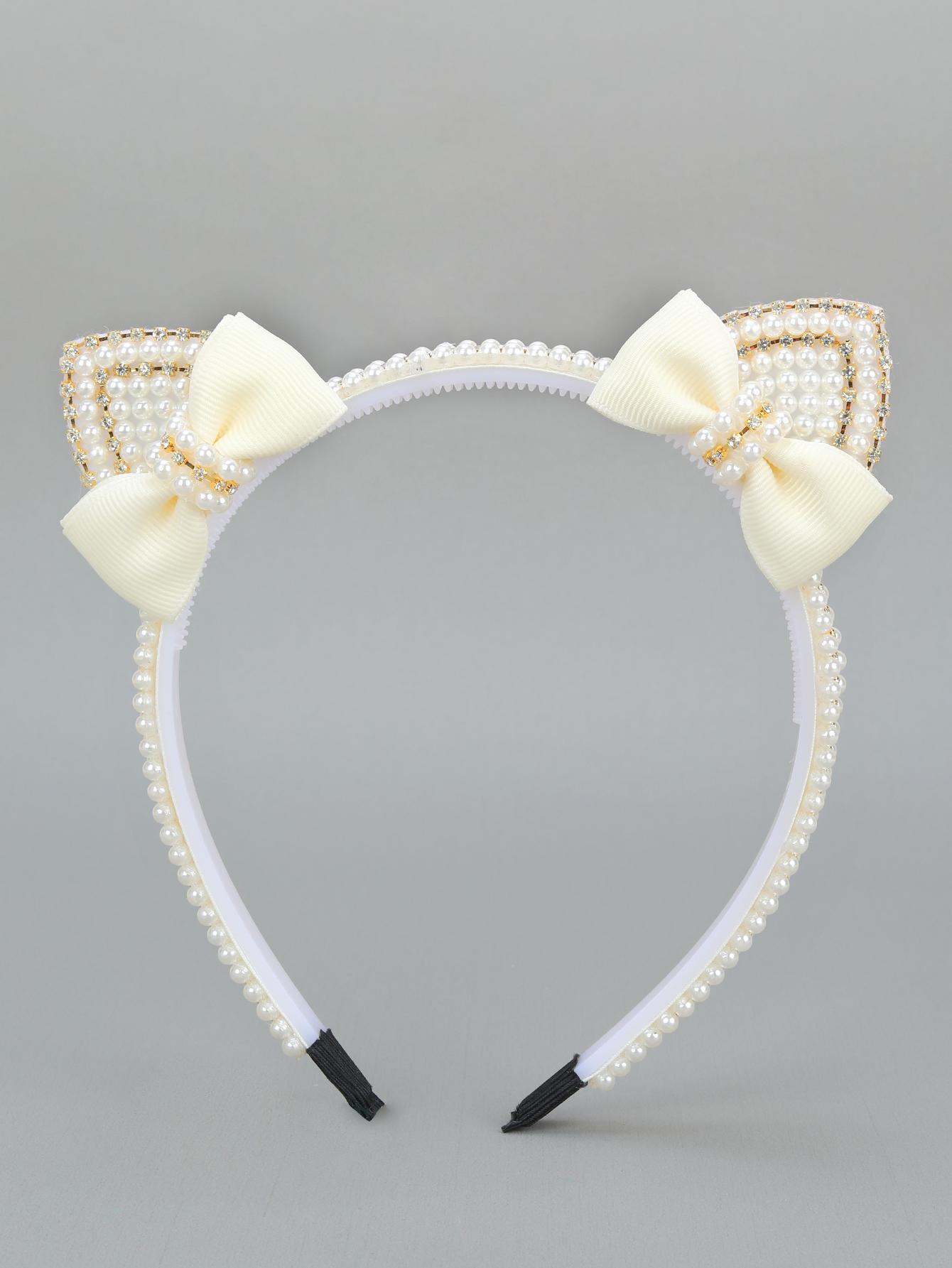 1PC Elegant Cat Ear Pearl Hairbands Fashion Women s Rhinestone Headband Hair Hoop Hair Bands for Girls Hair Accessories
1PC Elegant Cat Ear Pearl Hairbands Fashion Women s Rhinestone Headband Hair Hoop Hair Bands for Girls Hair Accessories