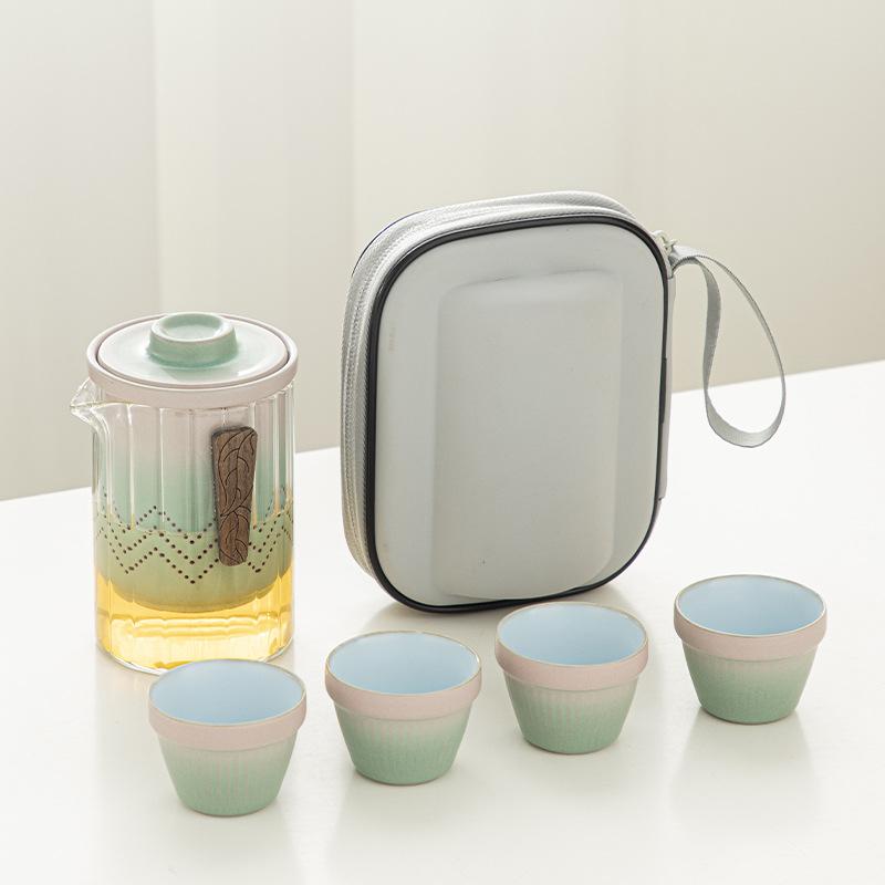 Ceramic Travel Kung Fu Portable Tea Set, Travel Express Cup, One Pot, 4 Cups, Car, Home, Office, Business Gifts, New
Ceramic Travel Kung Fu Portable Tea Set, Travel Express Cup, One Pot, 4 Cups, Car, Home, Office, Business Gifts, New