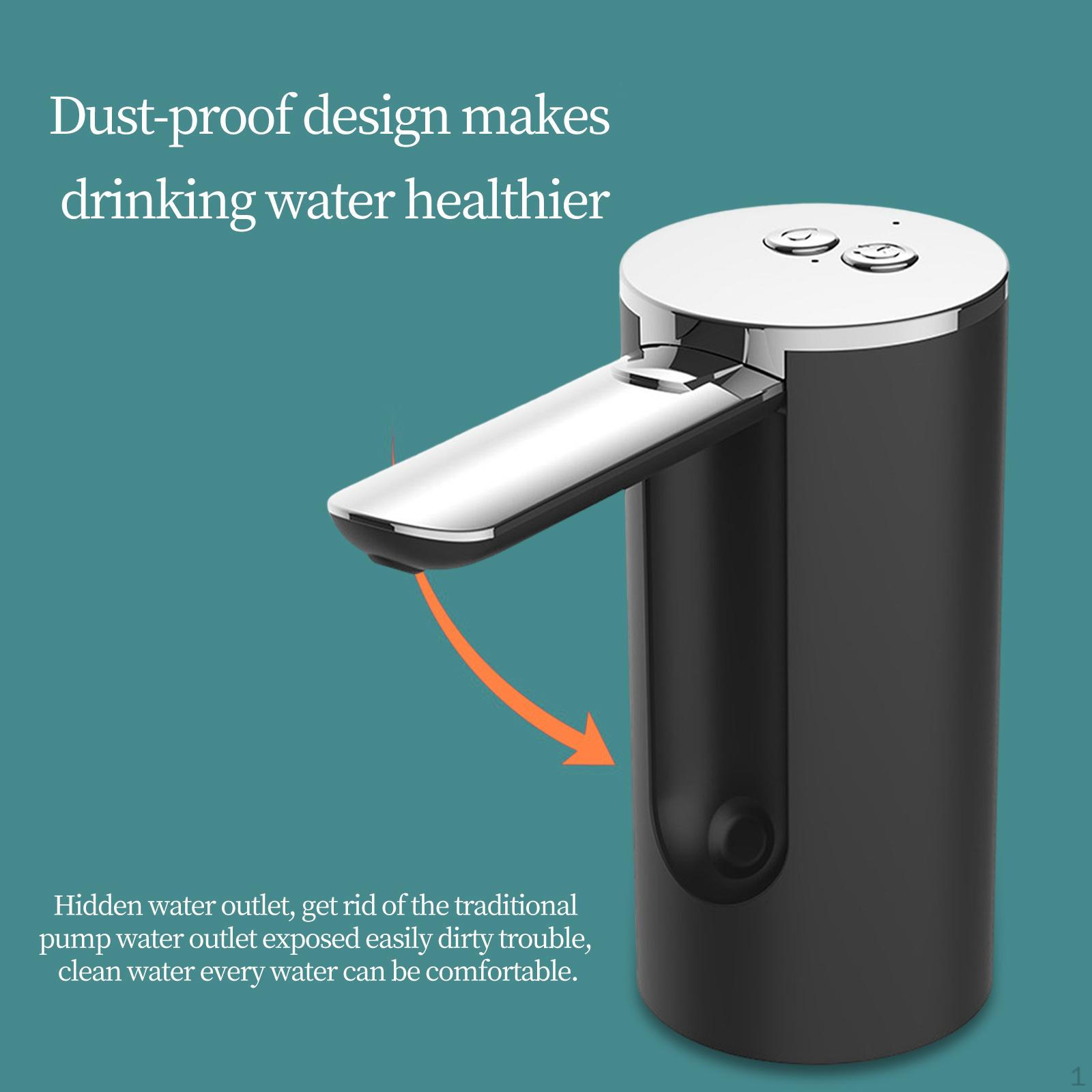 Складной насос для бутылок с водой, автоматический насос, перезаряжаемый от USB, электрический Black1
Складной насос для бутылок с водой, автоматический насос, перезаряжаемый от USB, электрический Black1