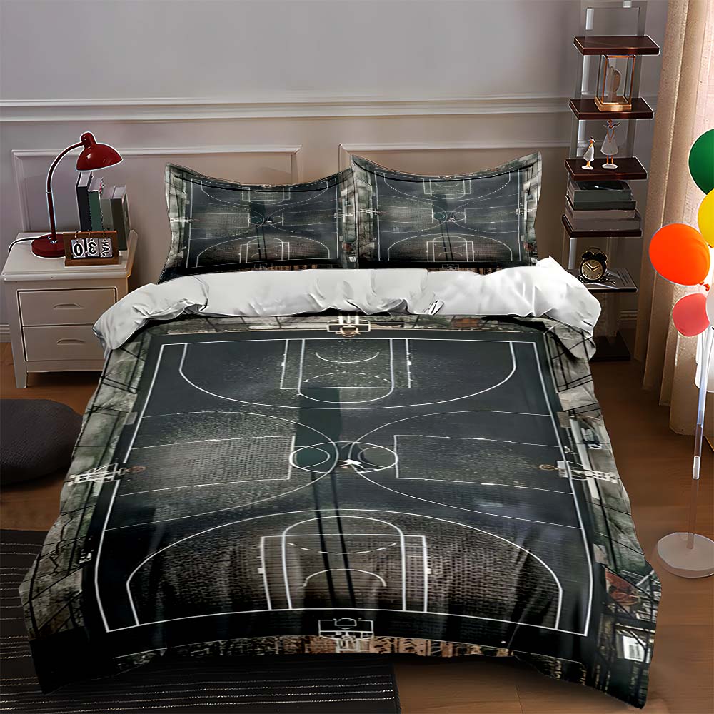 Basketball court design Bedding Duvet cover sets Duvet covers Pillowcases gifts (1 * Duvet Cover 2 * Pillowcases, without duvet insert) 135x200cm
Basketball court design Bedding Duvet cover sets Duvet covers Pillowcases gifts (1 * Duvet Cover 2 * Pillowcases, without duvet insert) 135x200cm