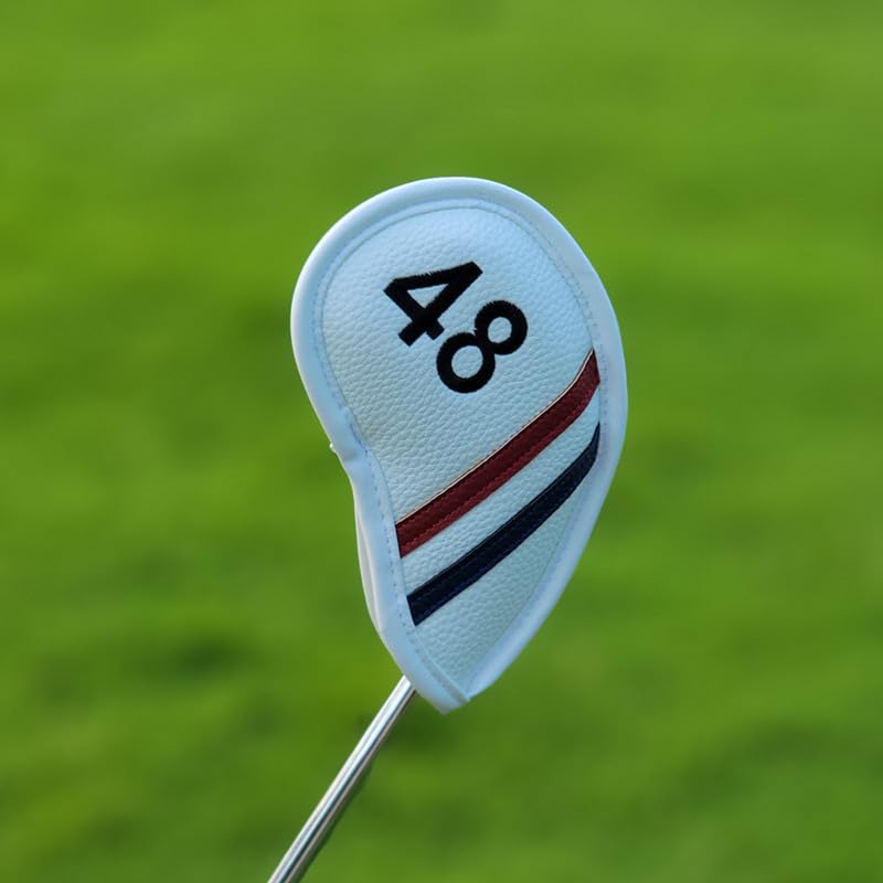 High quality PU leather wedge cover iron cover head cover 1 piece with number tag single item (48°, 50°, 52°, 54°, 56°, 58°, 60°) (48°)
High quality PU leather wedge cover iron cover head cover 1 piece with number tag single item (48°, 50°, 52°, 54°, 56°, 58°, 60°) (48°)