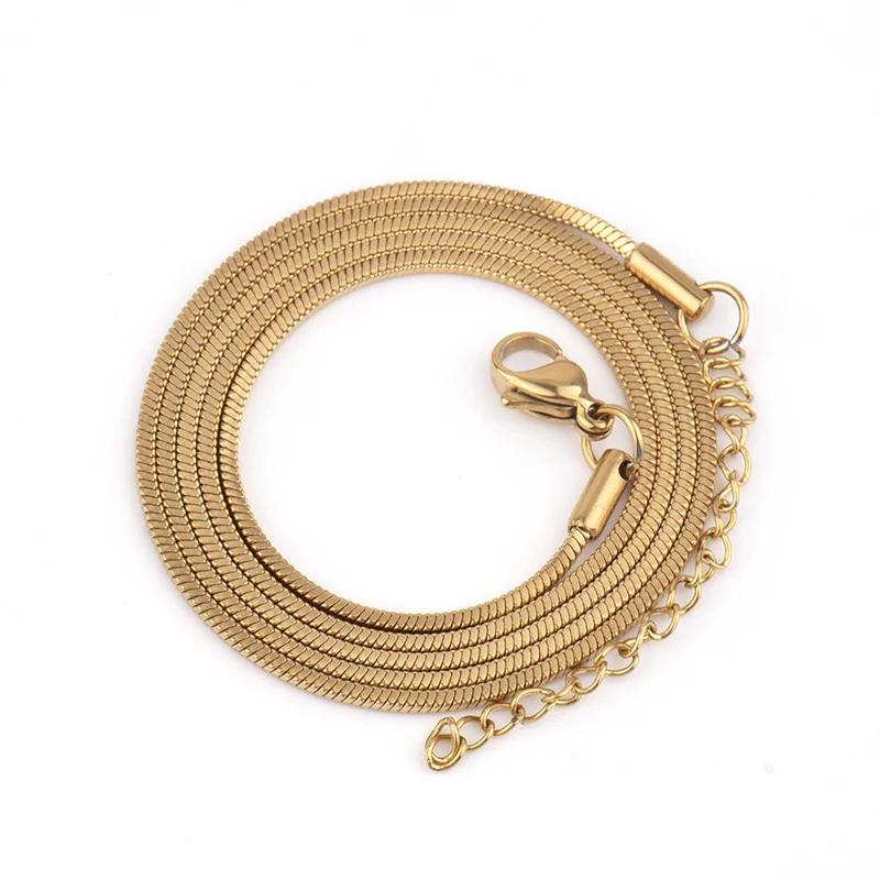 1.2mm Gold Color Stainless Steel Necklace for Men Hip Hop Titanium Steel Square Snake Chain Necklace Jewelry Accessories 40cm
1.2mm Gold Color Stainless Steel Necklace for Men Hip Hop Titanium Steel Square Snake Chain Necklace Jewelry Accessories 40cm