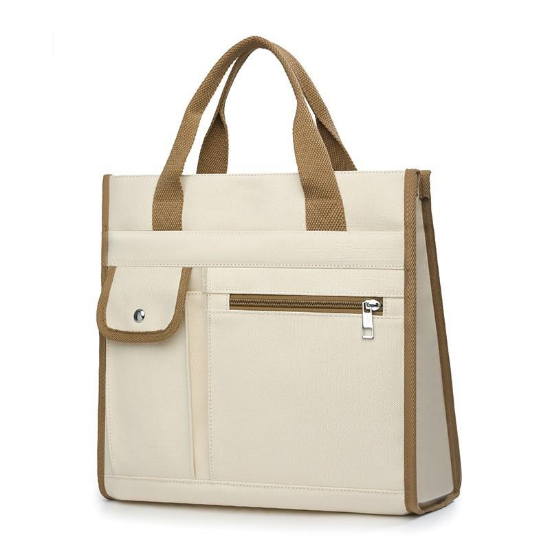 Bag Women s New Business Commuter All-match Tote Large-capacity Texture Casual Trip Handbag off білий колір
Bag Women s New Business Commuter All-match Tote Large-capacity Texture Casual Trip Handbag off білий колір