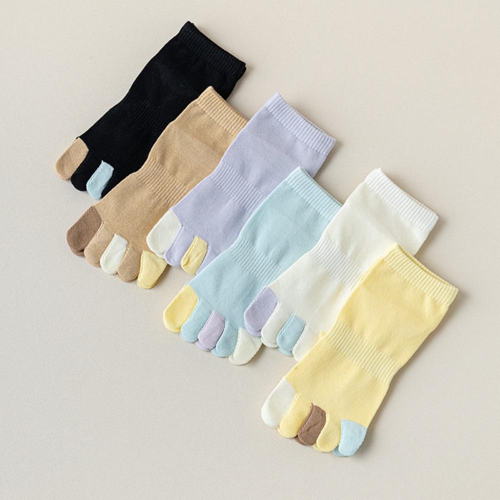 Summer Cotton Cute Patchwork Color Invisible Hosiery Female Socks Five Finger Socks Boat Socks жёлтый
Summer Cotton Cute Patchwork Color Invisible Hosiery Female Socks Five Finger Socks Boat Socks жёлтый