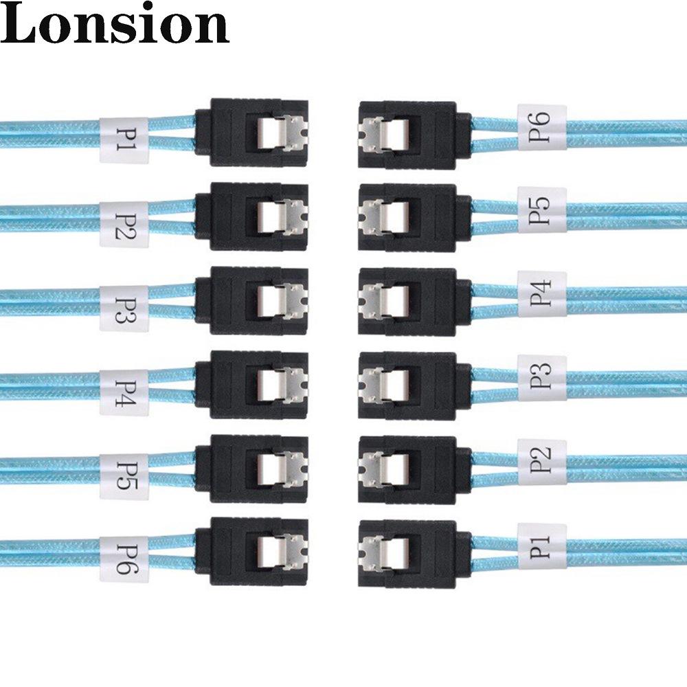 6x 180° SATA 7-Pin Female to SATA 7-Pin Female High-Speed Cable for SSDs 0.5m
6x 180° SATA 7-Pin Female to SATA 7-Pin Female High-Speed Cable for SSDs 0.5m