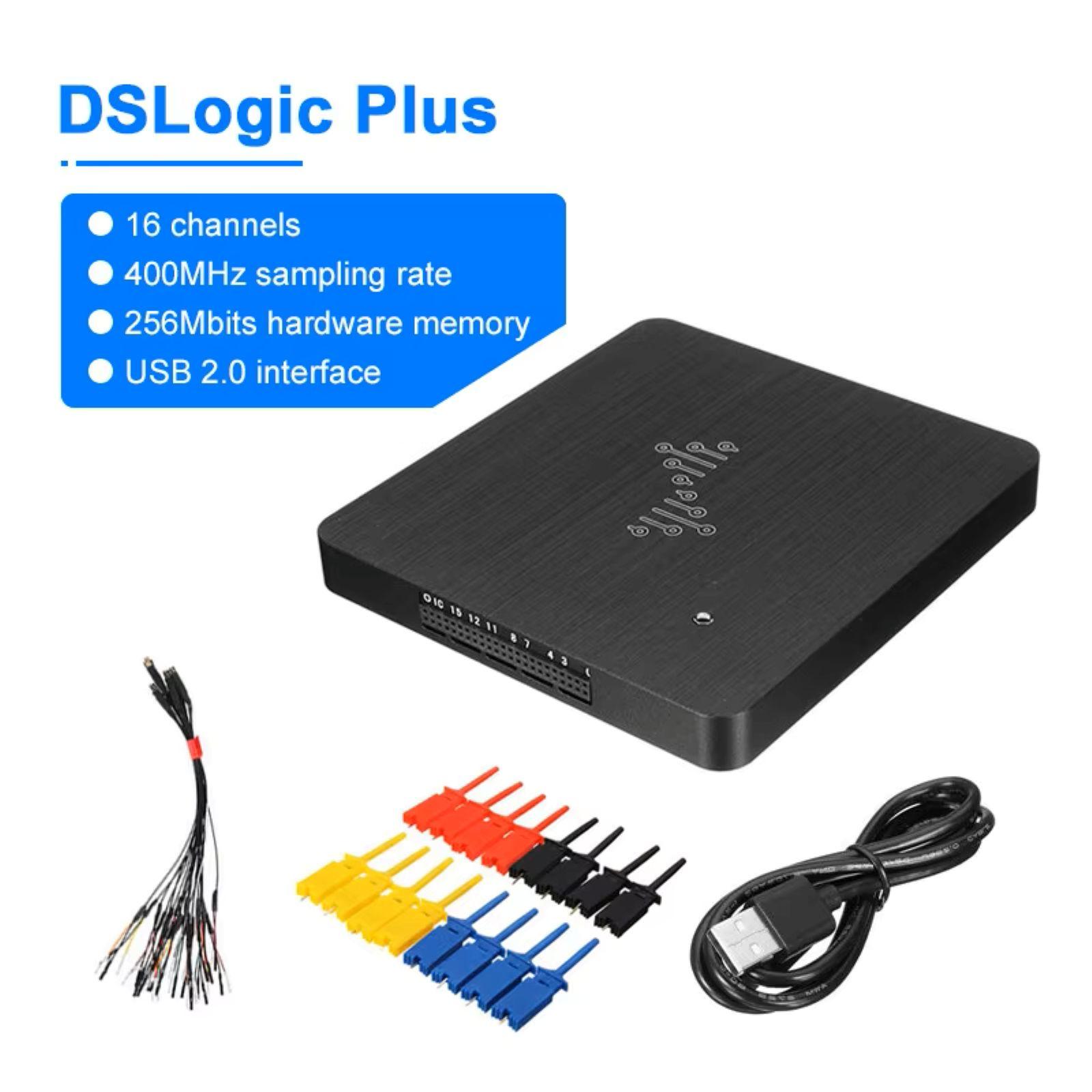 Dream Source Lab DSLogic Plus Портативний Металевий DSLogic Логічний Аналізатор 16 Каналів 100 МГц USB-based Налагоджувальний Логічний Аналізатор
Dream Source Lab DSLogic Plus Портативний Металевий DSLogic Логічний Аналізатор 16 Каналів 100 МГц USB-based Налагоджувальний Логічний Аналізатор
