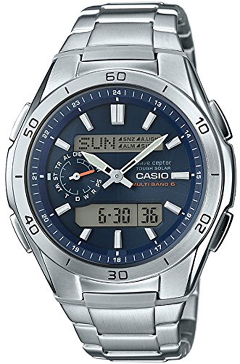 Мужские серебристые часы Casio Wave Ceptor WVA-M650D-2AJF с радиоконтролем и питанием от солнечной батареи (Официальный японский продукт)
Мужские серебристые часы Casio Wave Ceptor WVA-M650D-2AJF с радиоконтролем и питанием от солнечной батареи (Официальный японский продукт)