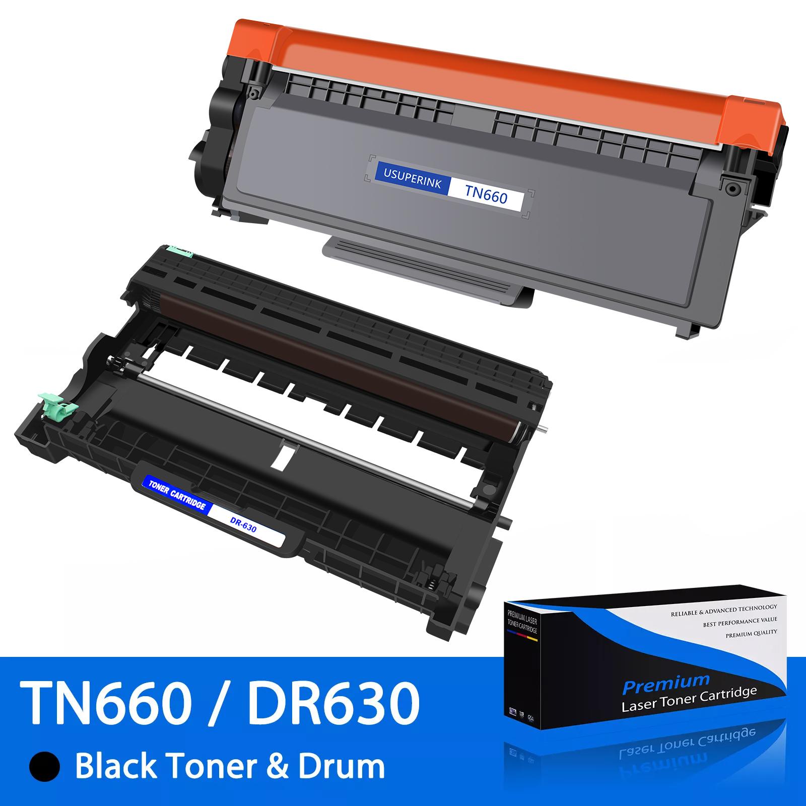 TN660 DR630 Black Toner Cartridge Compatible for Brother MFC-L2700DW HL-L2300D HL-L2320D HL-L2360DW MFC-L2740DW Printer
TN660 DR630 Black Toner Cartridge Compatible for Brother MFC-L2700DW HL-L2300D HL-L2320D HL-L2360DW MFC-L2740DW Printer