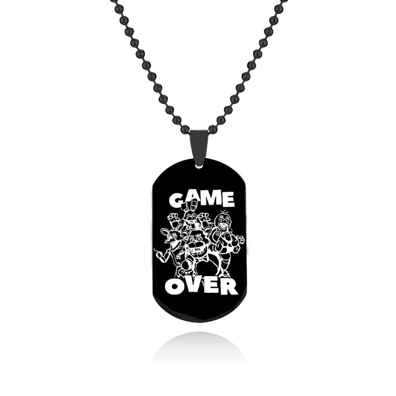 Anime Game Figures Freddy Stainless Steel Necklace Foxy Bonnie Animal Doll Figure Dog Tag Pendant Necklace
Anime Game Figures Freddy Stainless Steel Necklace Foxy Bonnie Animal Doll Figure Dog Tag Pendant Necklace