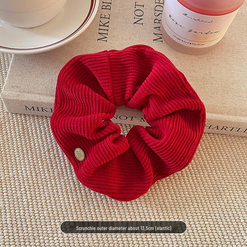 High-End Red Angora Scarf Scrunchie for Women - Christmas & New Year Hair Tie
High-End Red Angora Scarf Scrunchie for Women - Christmas & New Year Hair Tie