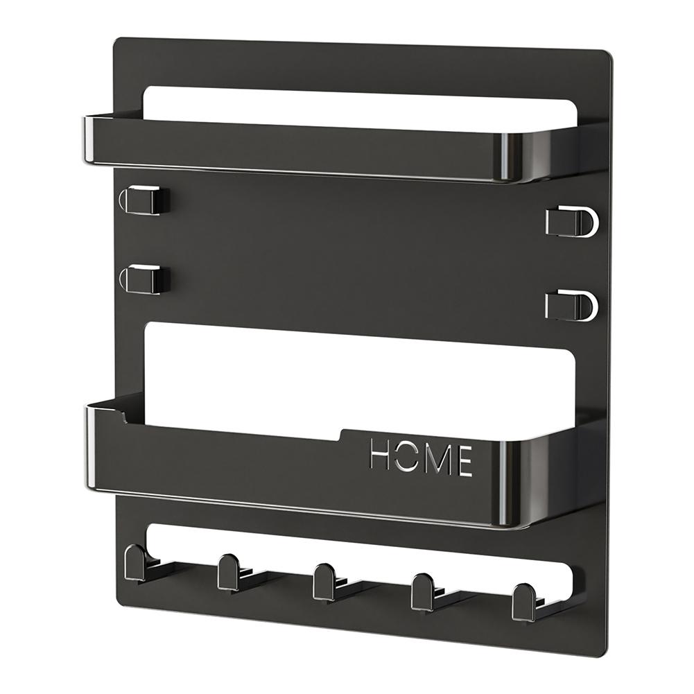 Bedside Wall Organizer Wall Mount Key Rack Mail Organizer for Bedroom Storage and Organization чёрный
Bedside Wall Organizer Wall Mount Key Rack Mail Organizer for Bedroom Storage and Organization чёрный
