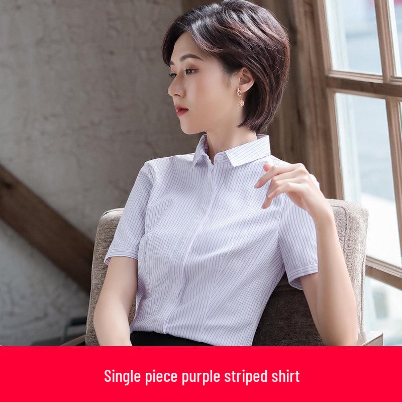 Women s Striped Professional Short Sleeve Shirt - Summer 2026 Slim Fit Formal Top for Business and Interviews 5XL
Women s Striped Professional Short Sleeve Shirt - Summer 2026 Slim Fit Formal Top for Business and Interviews 5XL
