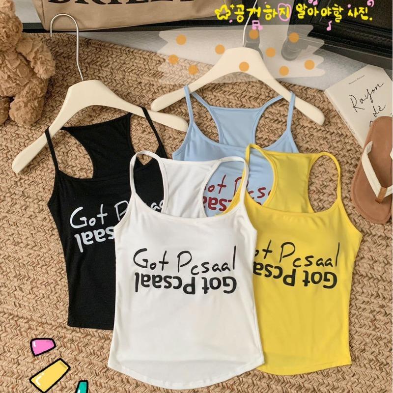 Rayon Letter Print Camisole with Built In Bra Slim Fit Back Detail Design one size синій
Rayon Letter Print Camisole with Built In Bra Slim Fit Back Detail Design one size синій