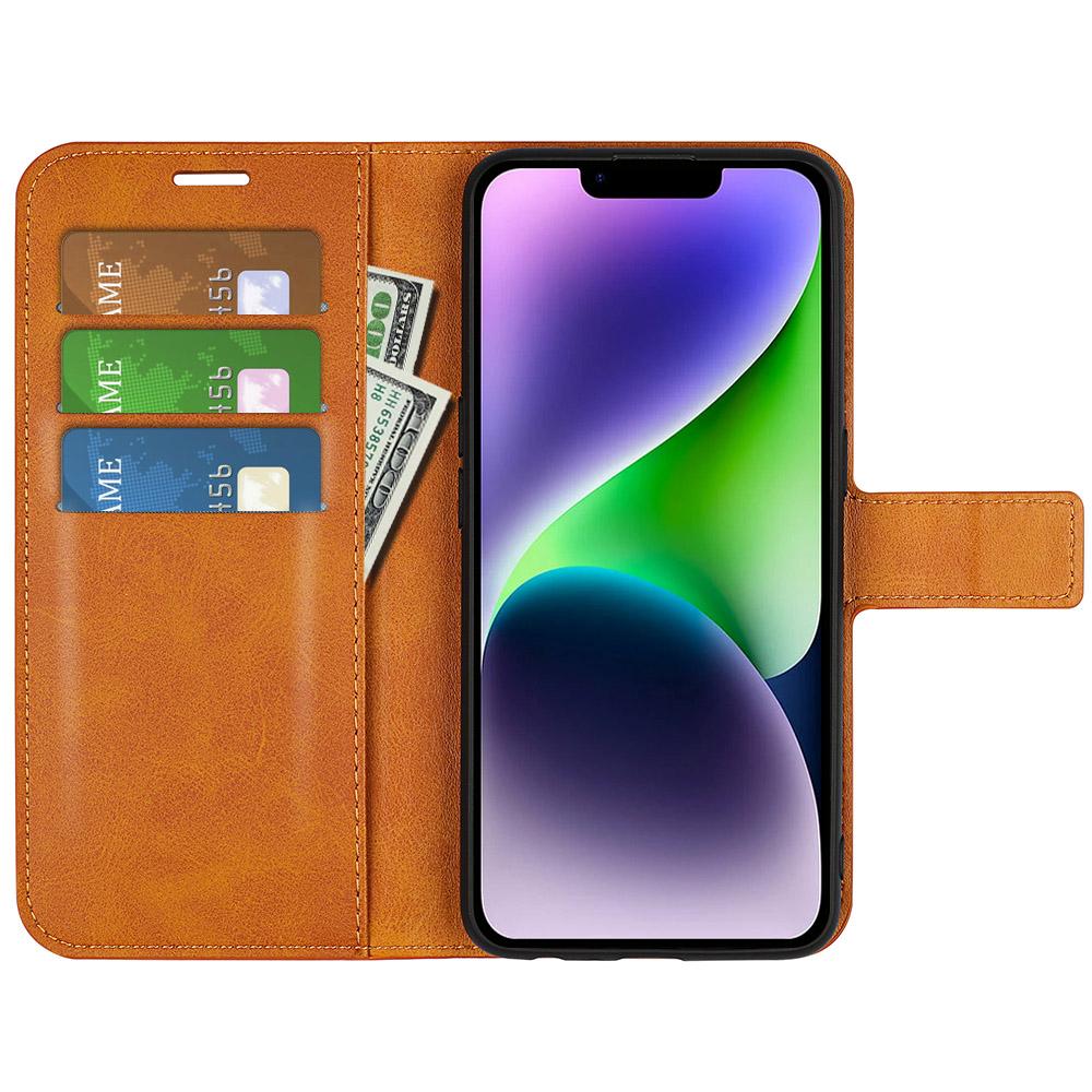 Calf Texture Leather Cover for iPhone 15 Square Magnetic Closure Stand Wallet Phone Case Yellow
Calf Texture Leather Cover for iPhone 15 Square Magnetic Closure Stand Wallet Phone Case Yellow