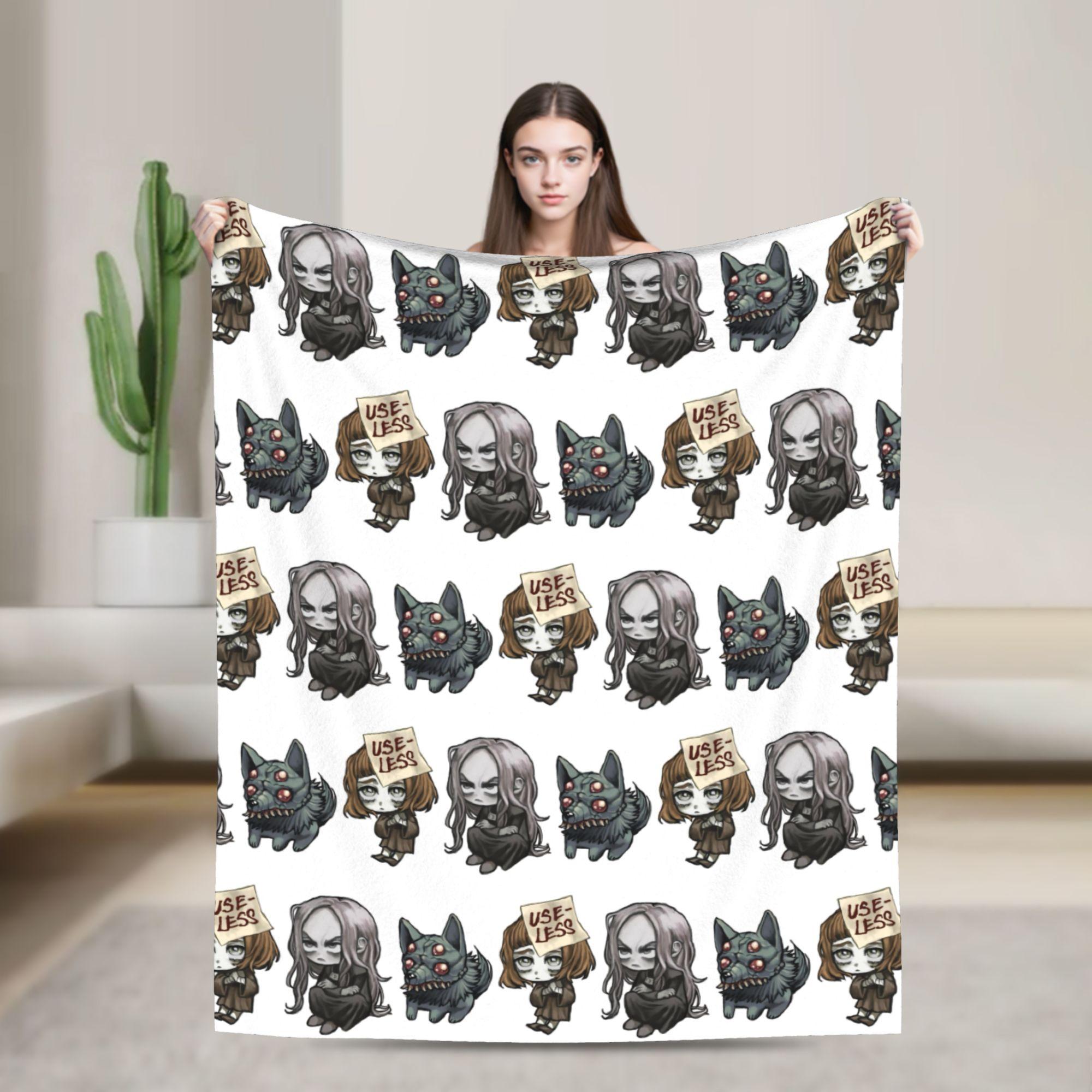 Fear and Hunger Marina Wolf Companion Blankets Game Wool Novelty Soft Throw Blanket for Bed Sofa All Season Travel 75x90cm
Fear and Hunger Marina Wolf Companion Blankets Game Wool Novelty Soft Throw Blanket for Bed Sofa All Season Travel 75x90cm