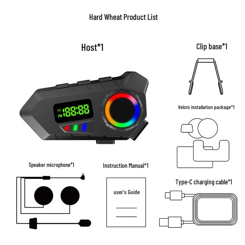 Y30A Wireless Bluetooth Helmet Earphones for Cyclists & Motorcyclists - Waterproof Intercom
Y30A Wireless Bluetooth Helmet Earphones for Cyclists & Motorcyclists - Waterproof Intercom