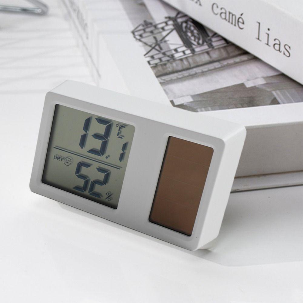 2Pcs Mini Portable Temperature Humidity Meter Solar Powered Digital Thermometer Hygrometer Bedroom 5*3CM
2Pcs Mini Portable Temperature Humidity Meter Solar Powered Digital Thermometer Hygrometer Bedroom 5*3CM
