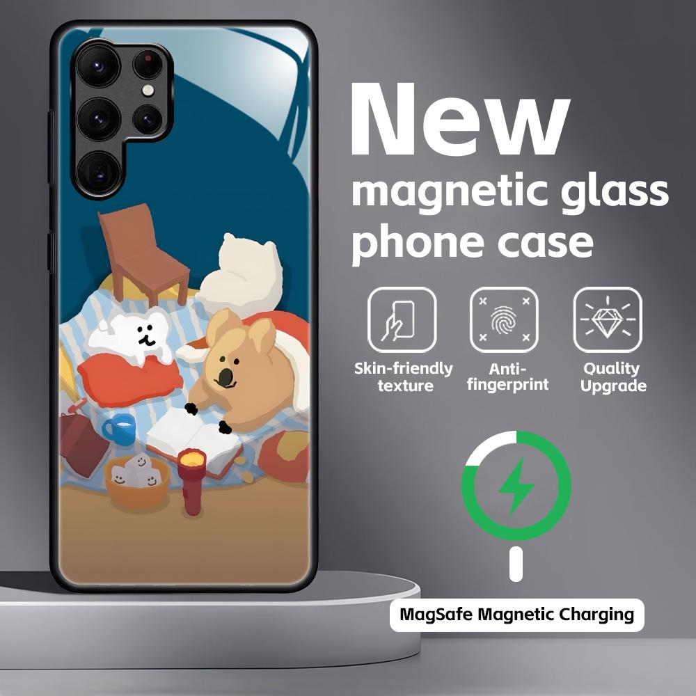 Cute D-Dinotaeng Phone Case For Samsung S25 S24 S23 S22 S21 S20 Plus Ultra Note20 Glass Magnetic Case Galaxy S22 Ultra 5G
Cute D-Dinotaeng Phone Case For Samsung S25 S24 S23 S22 S21 S20 Plus Ultra Note20 Glass Magnetic Case Galaxy S22 Ultra 5G