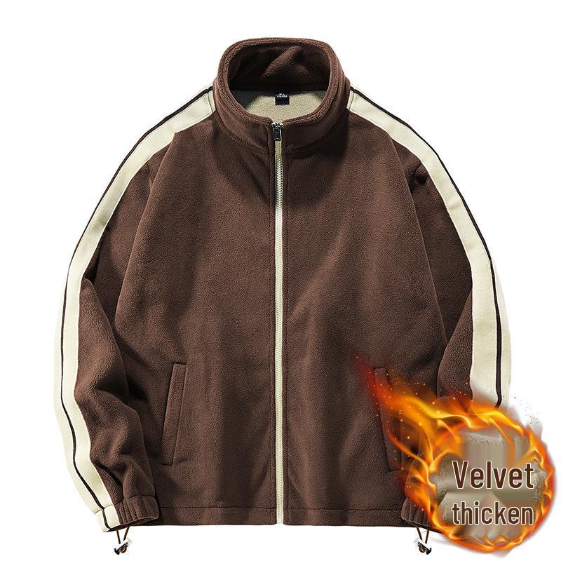 Men s Lambswool Fleece Tracksuit: Stand-up Collar Sweatshirt Jacket & Pants Set for Autumn/Winter. M (95-115 kg)
Men s Lambswool Fleece Tracksuit: Stand-up Collar Sweatshirt Jacket & Pants Set for Autumn/Winter. M (95-115 kg)