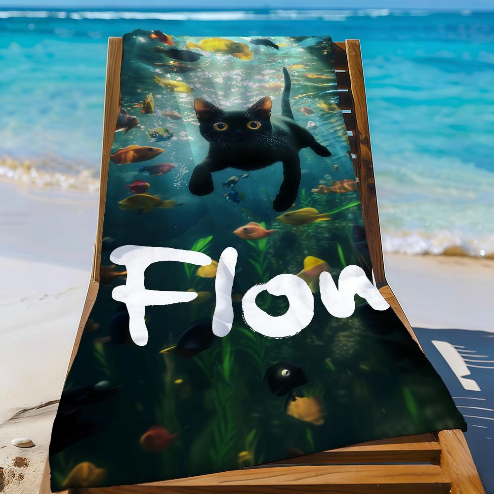 Film F-Flow Cat Cute Towel Sports Quick Dry Travel Camping Gear Sandproof Soft Light Large Beach Towel W30*H60(CM)
Film F-Flow Cat Cute Towel Sports Quick Dry Travel Camping Gear Sandproof Soft Light Large Beach Towel W30*H60(CM)